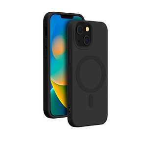 3571211513957 - Soft Case mit MagSafe Handy-Cover für Apple iPhone 15 schwarz 3571211513957 bigben