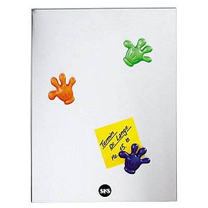 Magnettafel 50,0 x 60,0 cm silber