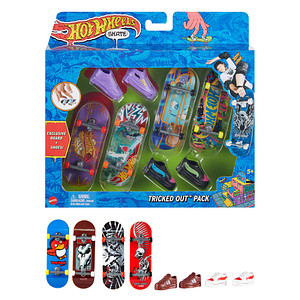 0194735057696 - Fingerboard Skate & Schuhe 4er mehrfarbig 0194735057696 Mattel GAMES 0194735057696 - Fingerboard Skate & Schuhe 4er mehrfarbig 0194735057696 Mattel GAMES