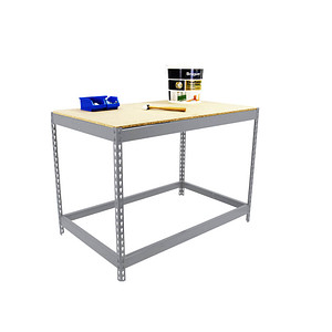 8435104992647 - Werkbank SIMONWORK BASIC 1 silber 1800 x 750 x 900 cm 8435104992647 Simonrack