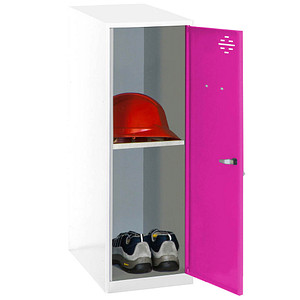 8425437116841 - Spind SIMONLOCKER DISM weiß pink 8425437116841 1 Schließfach 300 x 500 x 915 cm 8425437116841 Simonrack