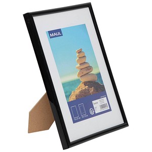 Maul Bilderrahmen Maulart Kunststoff / Kunststoffglas 14,2x20,2cm schw