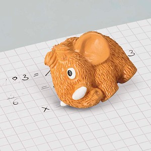 4061947151985 - Radiergummi Mammut braun 20 St