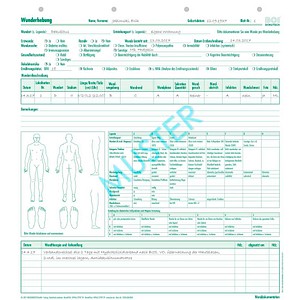 4052301034730 - Wunddokumentation Formulare 50 St