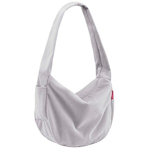 reisenthel® Damen Umhängetasche moonbag Lederoptik Grau