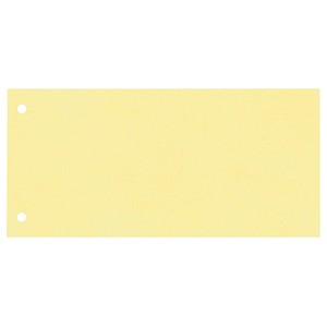 4250073738430 -  Trennstreifen 100110259432570 gelb 190g gelocht 24x105cm  4250073738430 HEAD 100 Stück