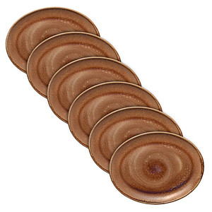 4029793461641 - 6 HEART & SOUL Teller Perfect Match Oyster braun 310 x 240 cm 4029793461641 HEART & SOUL 6 Stück