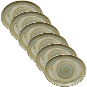 4029793462136 - 6 HEART & SOUL Servierplatten Perfect Match Thyme hellgrün 360 x 280 cm 4029793462136 HEART & SOUL 6 Stück