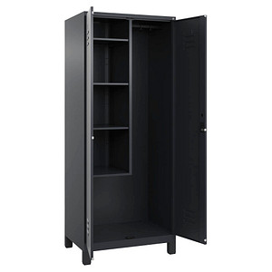 4066681660502 - Putzmittelschrank Classic Plus 080110-02-S10033 anthrazitgrau 800 x 500 x 1950 cm aufgebaut 4066681660502 C+P-Möbel
