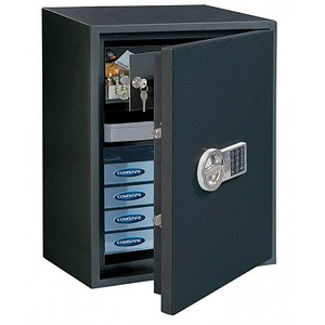 9006072090537 - ROTTNER Möbeltresor PowerSafe 1000 IT EL Sicherheitsstufe S2 nach EN14450 anthrazit 445 x 400 x 1000 cm