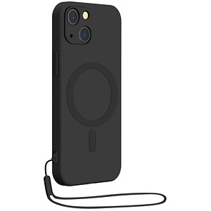 3571211488231 - Soft Case mit MagSafe Handy-Cover für Apple iPhone 14 Plus schwarz 3571211488231 bigben