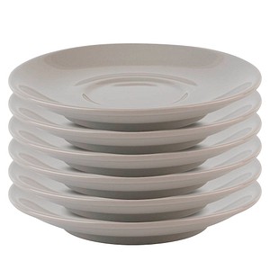 APS Untertassen Snug Cappucino grau, 6 St.