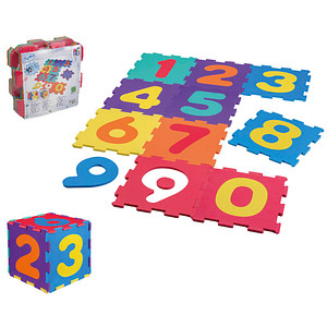 HAPPY PEOPLE® Puzzlematte Zahlen mehrfarbig 90,0 x 90,0 cm