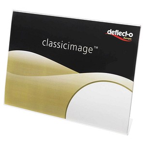 0079916026749 - Tischaufsteller DIN A7 quer Freistehend 101 (B) x 37 (T) x 77 (H) cm Transparent