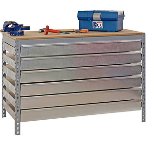 8435104932872 - Werkbank SIMONWORK BT5 BOX grau 6 Schubladen 910 x 610 x 842 cm 8435104932872 Simonrack