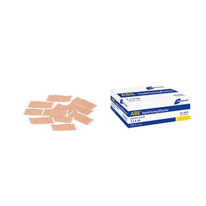 4250016403890 - Pflaster ABEInjektions 9525 beige weiß 20 x 40 cm 4250016403890 500 Stück