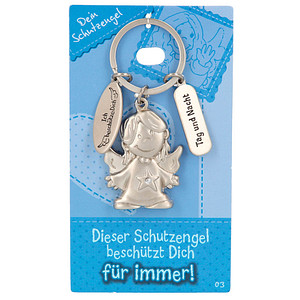 4010070287627 - Schlüsselanhänger 003 Schutzengel silber 4010070287627 DEPESCHE