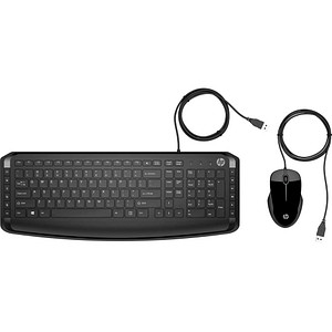 HP Pavilion 200 Tastatur-Maus-Set kabelgebunden schwarz