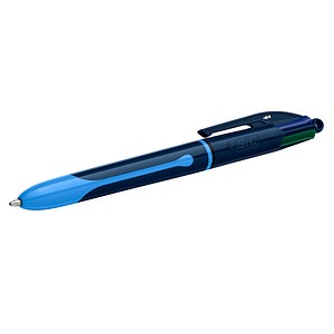 3086123748170 - BIC 4-Farben-Kugelschreiber 4-Colours Smooth blau hellblau Schreibfarbe schwarz blau rot grün 1 St 3086123748170 - BIC 4-Farben-Kugelschreiber 4-Colours Smooth blau hellblau Schreibfarbe schwarz blau rot grün 1 St