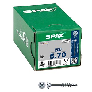 4003530009884 - Universalschrauben Z2 Senkkopf WIROX 0291010500705 5 mm x 70 mm 4003530009884 200 Stück