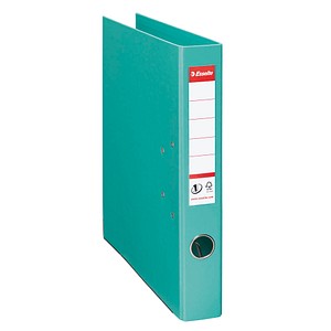 4049793016962 - Ordner Esselte® No 1 A4 Rückenbreite 50 mm für ca 350 Blatt Hebelmechanik Rückenschild Griffloch & Raumsparschlitze FSC®-Karton hellgrün