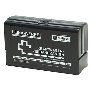 4011166100523 - Erste-Hilfe-Kasten Leina-Star II DIN 13164 schwarz 4011166100523 Leina-Werke