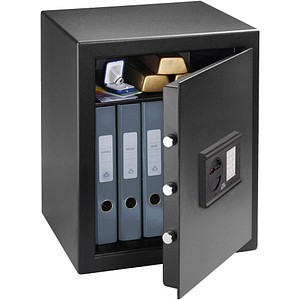 BURG WÄCHTER Möbeltresor Home-Safe H 240 E Sicherheitsstufe B nach VDMA 24992 schwarz 43,5 x 38,2 x 52,8 cm