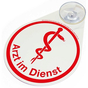 BOI Hinweisschild "Arzt im Dienst" Tropfen 8,0 x 11,0 cm, 1 St.
