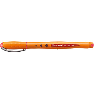 0000042167617 - - Tintenroller ® worker®+ fine 03mm rot Rundspitze nicht dokumentenecht