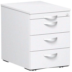 geramöbel Flex Rollcontainer weiß 4 Auszüge