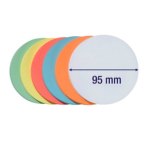 4016946055949 - Moderationskarten Kreise Ø 95cm farbig sortiert 4016946055949 UMZ1099 500 Stück