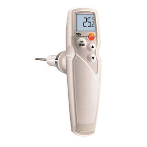 TESTO 0563 1052 - Einhand-Thermometer testo 105, -50 bis +275 °C, HACCP, Set