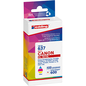 edding EDD-637 color Druckerpatrone kompatibel zu Canon CL-561XL