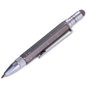 4024023165283 - Kugelschreiber LILIPUT TOOL PEN titanfarben Schreibfarbe schwarz 1 St