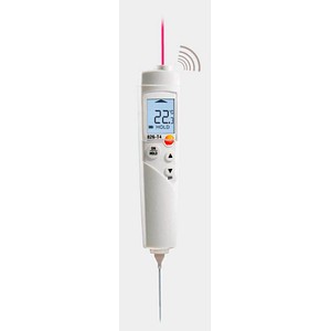 testo 826-T4 Infrarot- und Kerntemperatur-Lebensmittelthermometer weiß
