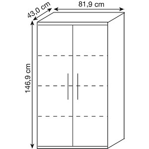 4050211413171 - röhr Aktenschrank Techno 019-380-9310-93-B1 hellgrau 3 Fachböden 819 x 430 x 1469 cm 4050211413171 - röhr Aktenschrank Techno 019-380-9310-93-B1 hellgrau 3 Fachböden 819 x 430 x 1469 cm