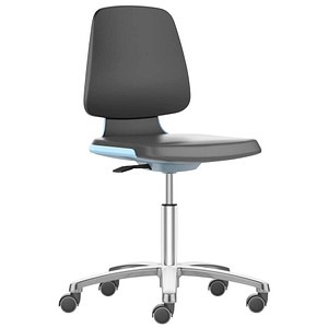 bimos Arbeitsdrehstuhl Labsit blau, schwarz Kunstleder