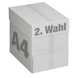 Kopierpapier 2. Wahl DIN A4 80 g/qm 2.500 Blatt Maxi-Box