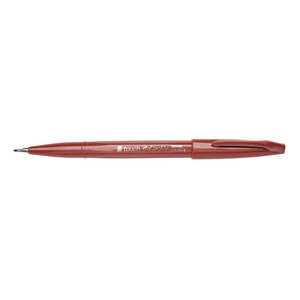 Pentel SES15C-E Brush-Pen braun, 1 St.