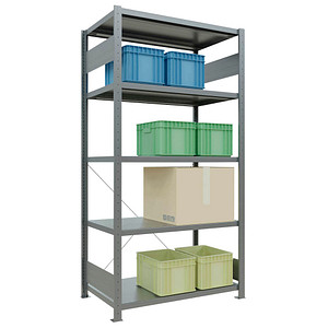 4004514202864 - Schulte Lagertechnik - Fachbodenregal Komplettregale MULTIplus250 2000x1000x600mm (Grundregal) Traglast 250kg 4004514202864 - Schulte Lagertechnik - Fachbodenregal Komplettregale MULTIplus250 2000x1000x600mm (Grundregal) Traglast 250kg