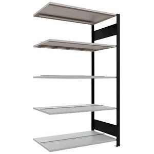 4004514237507 - Anbau-Schwerlastregal MULTIplus150 36040-S schwarz lichtgrau 1000 x 600 x 1800 cm