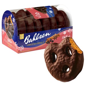 Bahlsen Schoko Lebkuchen Brezeln Edelherb 175G - Lebkuchenbrezeln - Edelherbe Schokolade - Weihnachtsbegleiter. Braune Lebkuchenbrezel Mit Überzug - Image 2