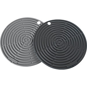 4019889138144 - 2 Untersetzer grau schwarz 200 cm