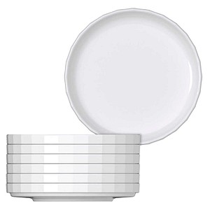 BAUSCHER Teller EDGE weiß Ø 20,0 cm, 6 St.