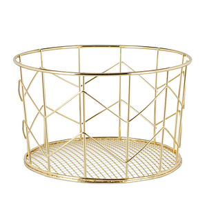 4052025927882 - Drahtkorb rund Vintage Design Aufbewahrung Kleidung Accessoires Deko Korb Metall ∅ 22 cm gold - Relaxdays 4052025927882 - Drahtkorb rund Vintage Design Aufbewahrung Kleidung Accessoires Deko Korb Metall ∅ 22 cm gold - Relaxdays