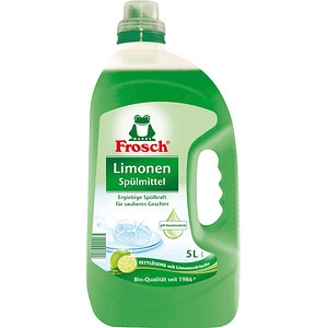 Frosch Limonenspülmittel - Fettlöser - Kraftvoll Reinigend - 5,0 l