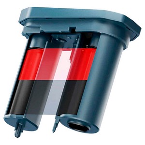 NIIMBOT rot/schwarz Thermotransferband für Etikettendrucker, 1 St. - Büroshop24