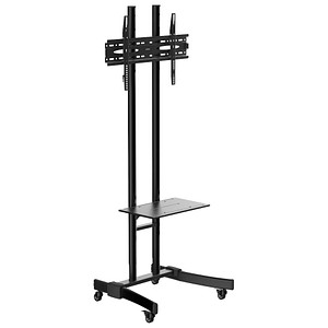 4051814365904 - TV Standfuß mit Zwischenboden Ständer Fernseh Wagen Rollen Maße ca H 190 x B 76 x T 66 cm - B-MS 190 4051814365904 - TV Standfuß mit Zwischenboden Ständer Fernseh Wagen Rollen Maße ca H 190 x B 76 x T 66 cm - B-MS 190
