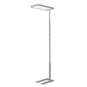 7612176094894 - LED-Stehleuchte Capella dimmbar silbergrau
