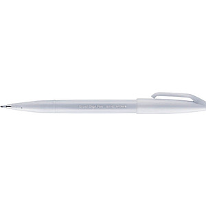 4902506365057 - Kalligrafiestift Sign Pen Brush - Pinselspitze hellgrau 4902506365057 SES15C-N2X